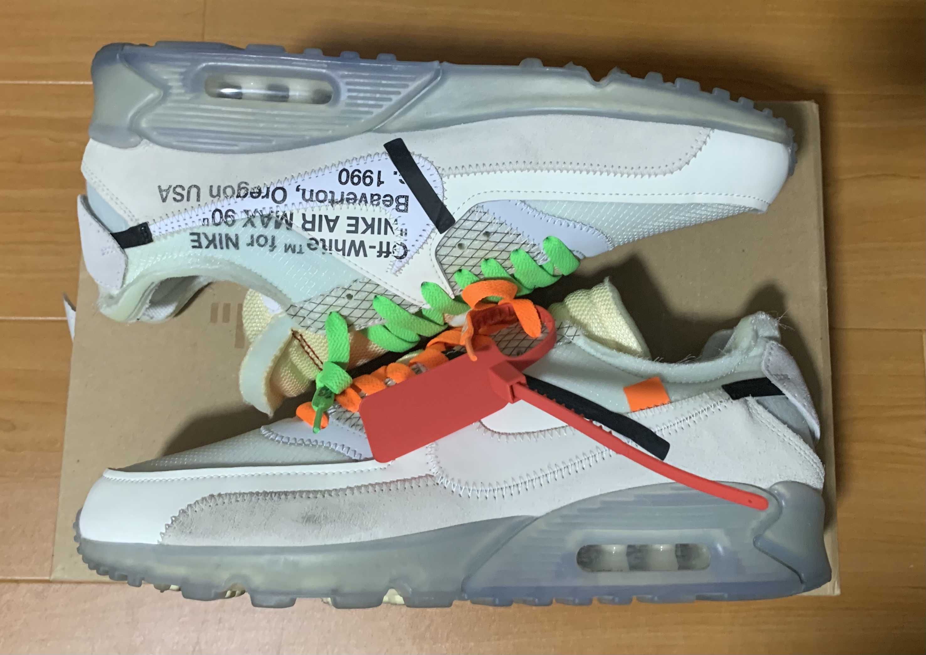 Off-White × Nike Air Max 90 "The 10/Sail"