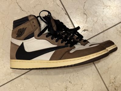 Travis Scott × Nike Air Jordan 1 Retro High OG TS SP "Sail/Dark Mocha"