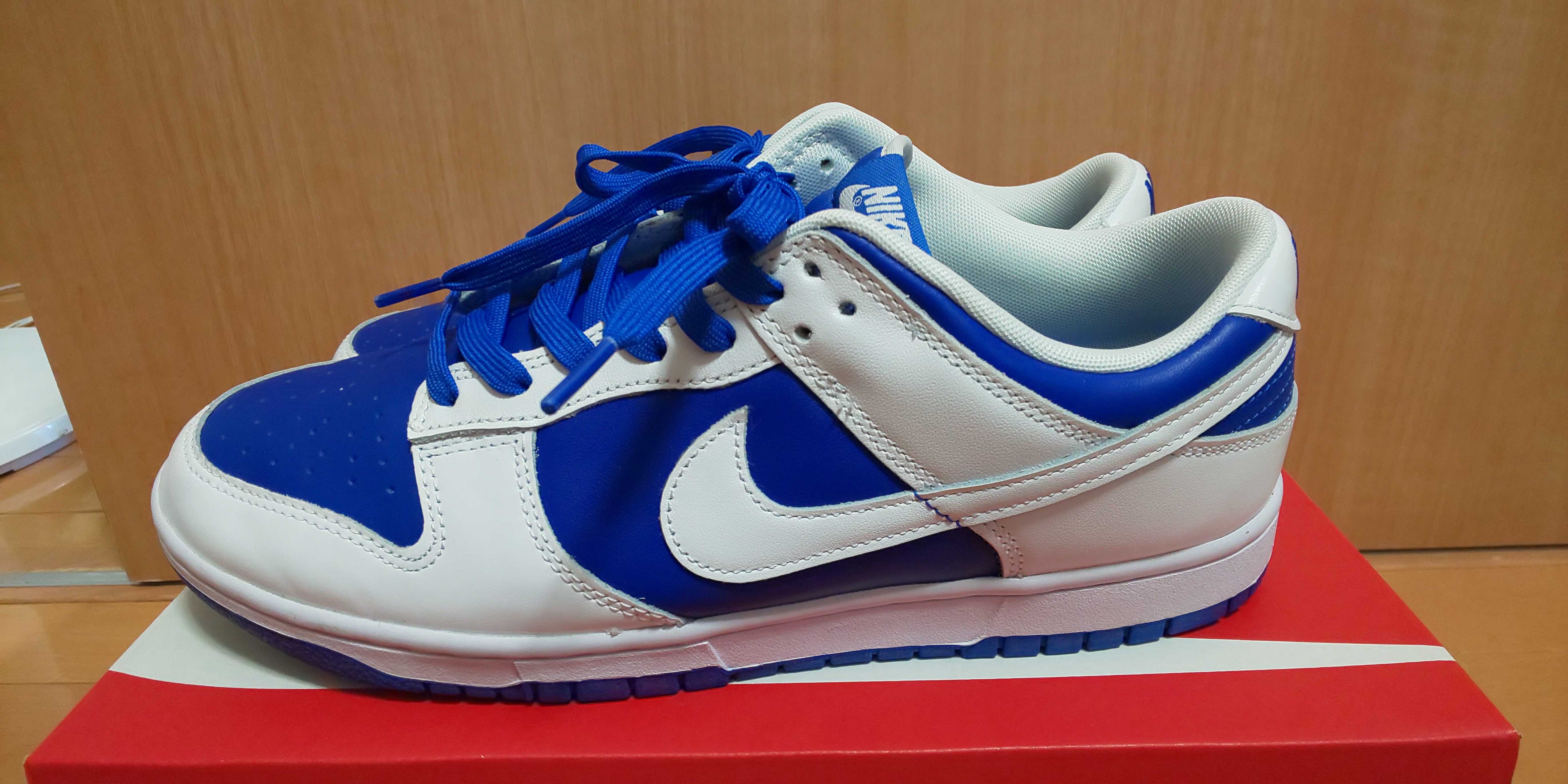 Nike Dunk Low Retro "Racer Blue and White"