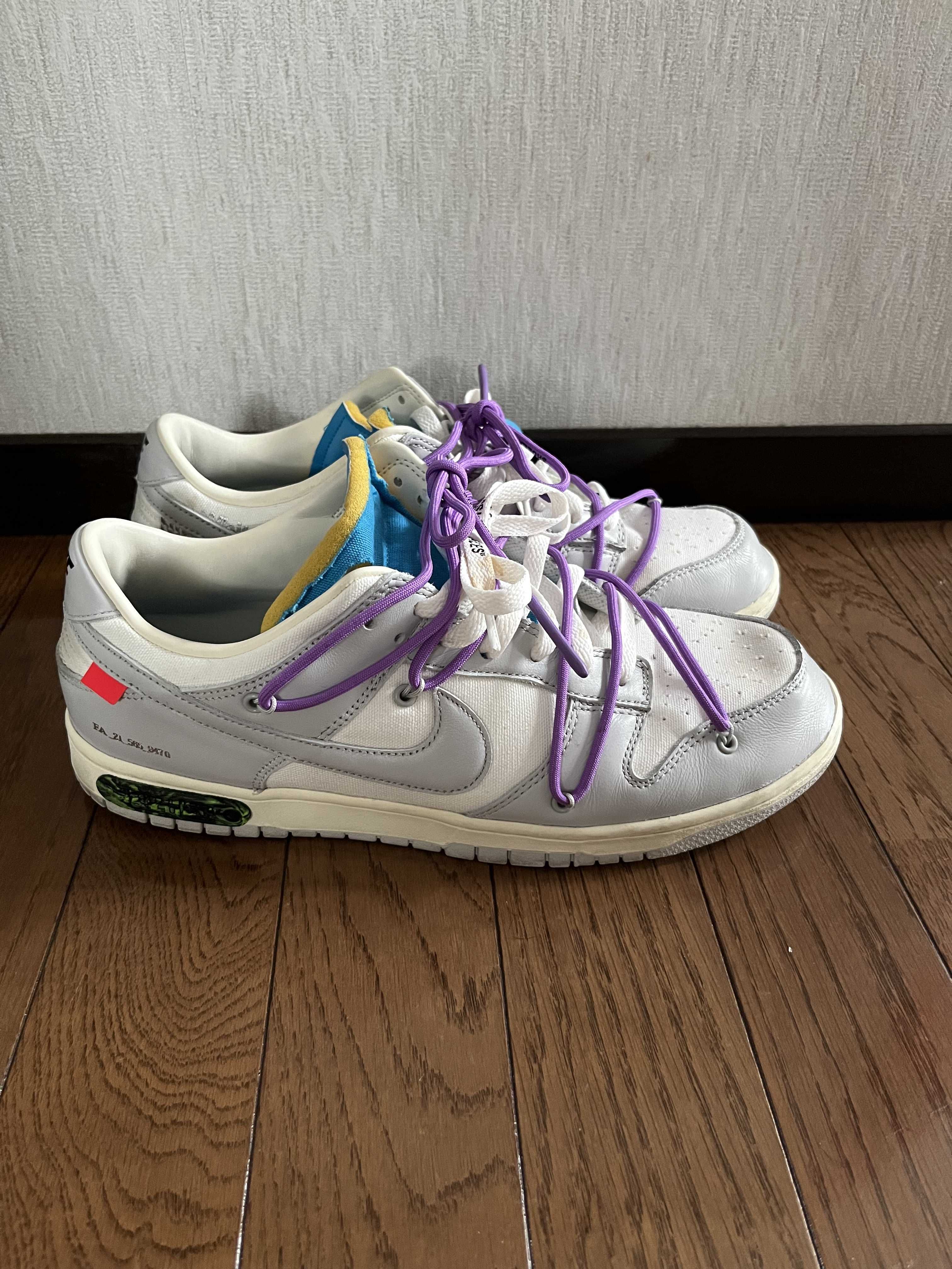 Off-White × Nike Dunk Low "Sail/Neutral Gray"