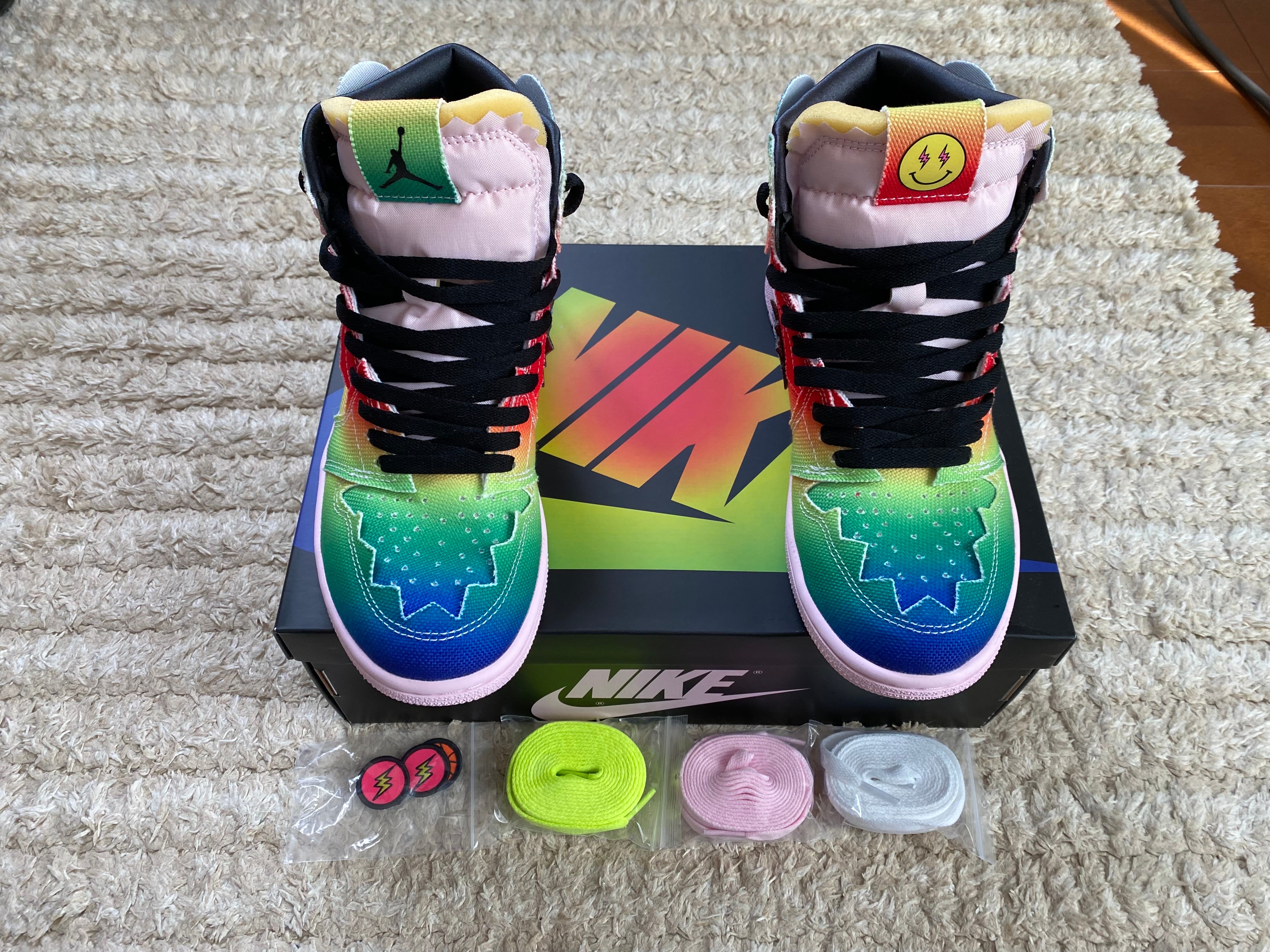 J Balvin × Nike Air Jordan 1 High OG "Rainbow"