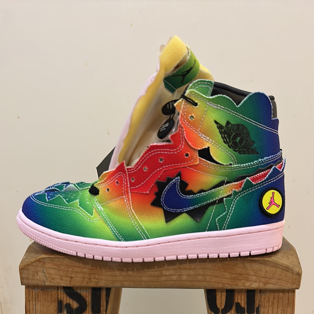 J Balvin × Nike Air Jordan 1 High OG "Rainbow"