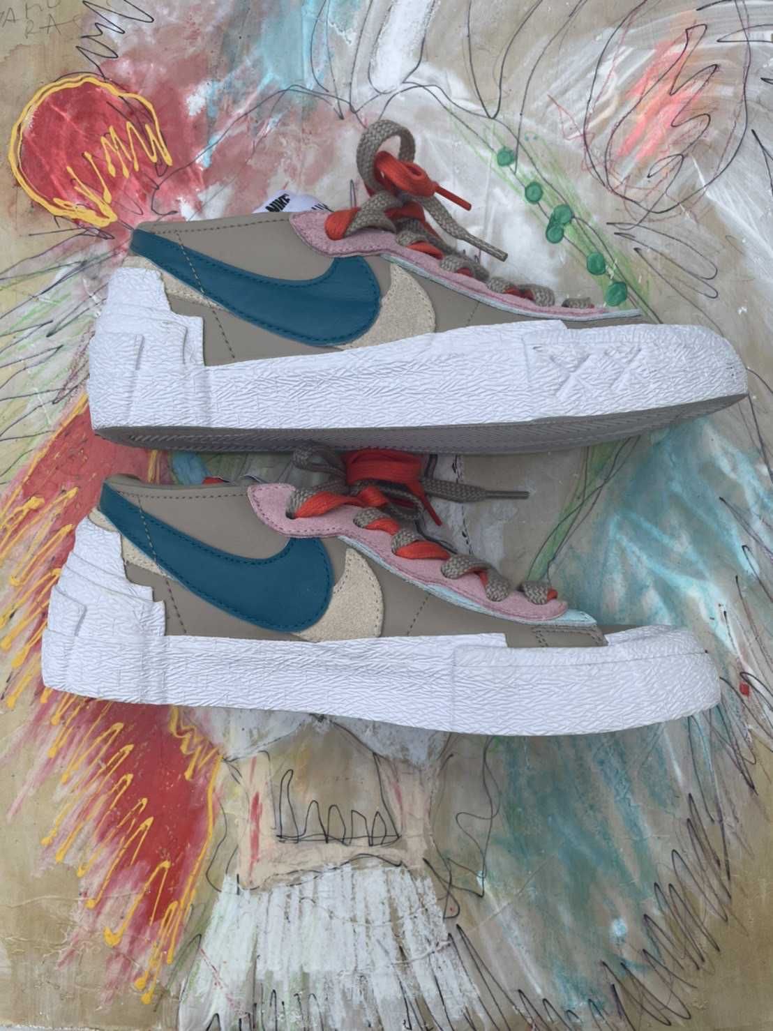 KAWS × sacai × Nike Blazer Low "Reed"