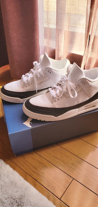 Fragment × Nike Air Jordan 3 "White/Black"