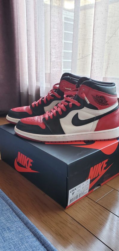 Nike Air Jordan 1 Retro High OG "Bred Toe"