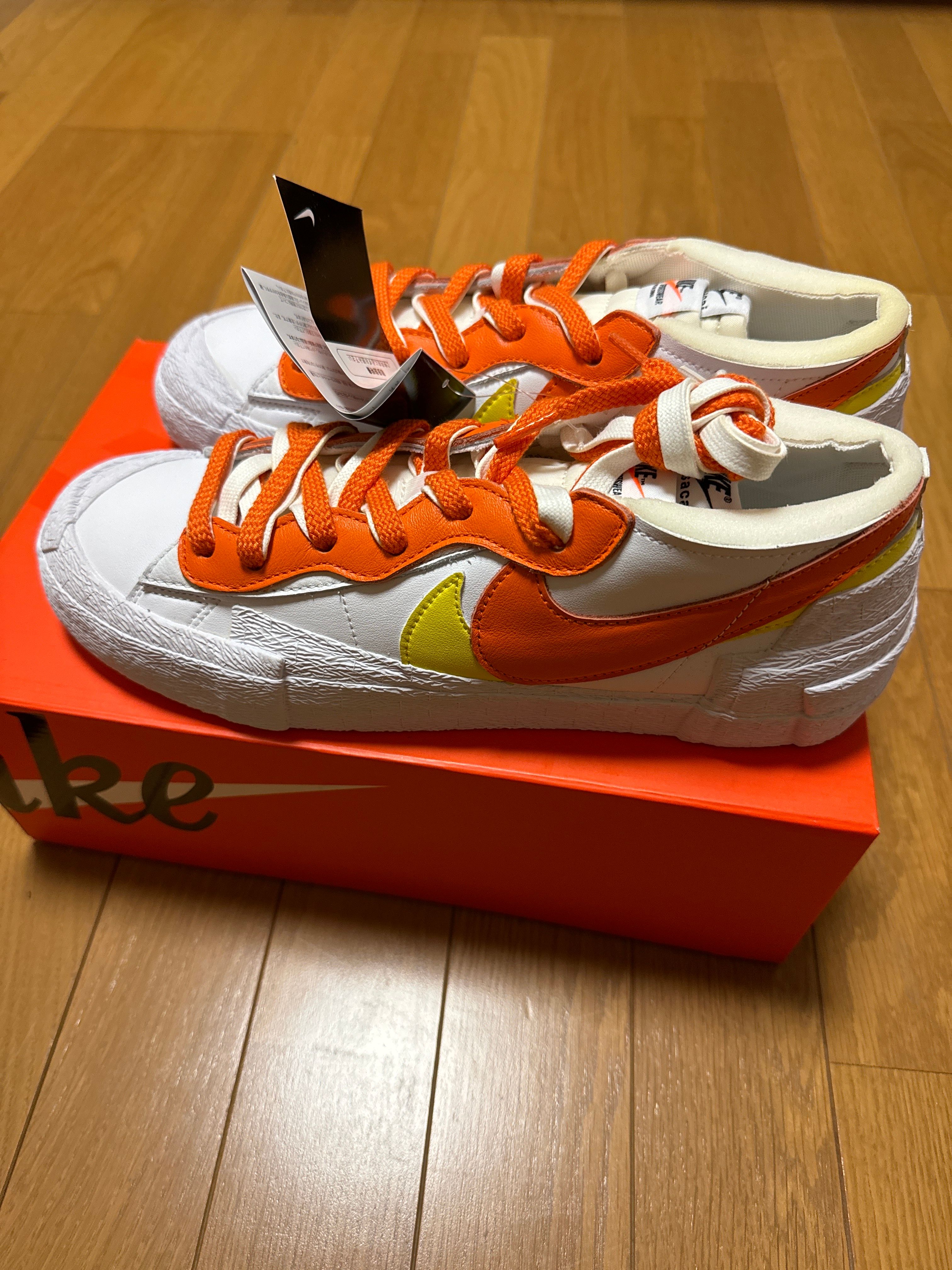 SACAI × NIKE BLAZER LOW "MAGMA ORANGE"