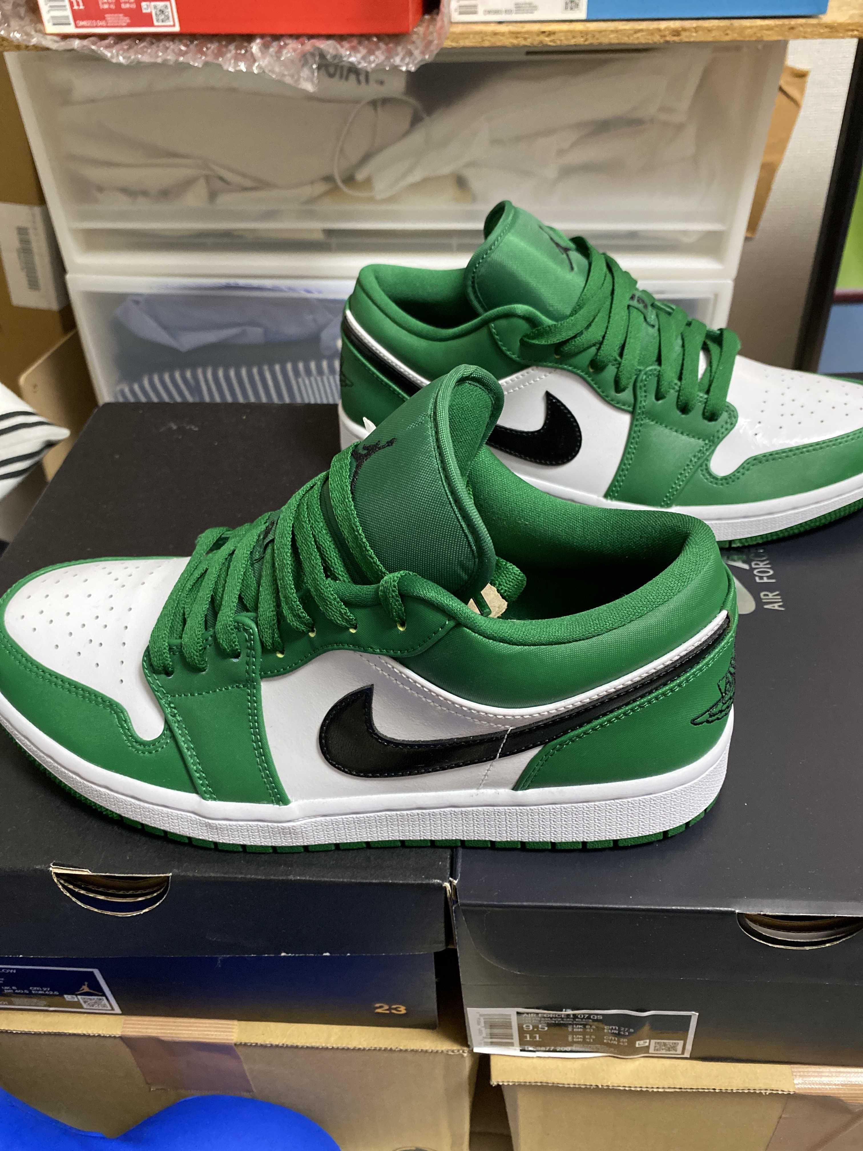 Nike Air Jordan 1 Low "Pine Green/White"