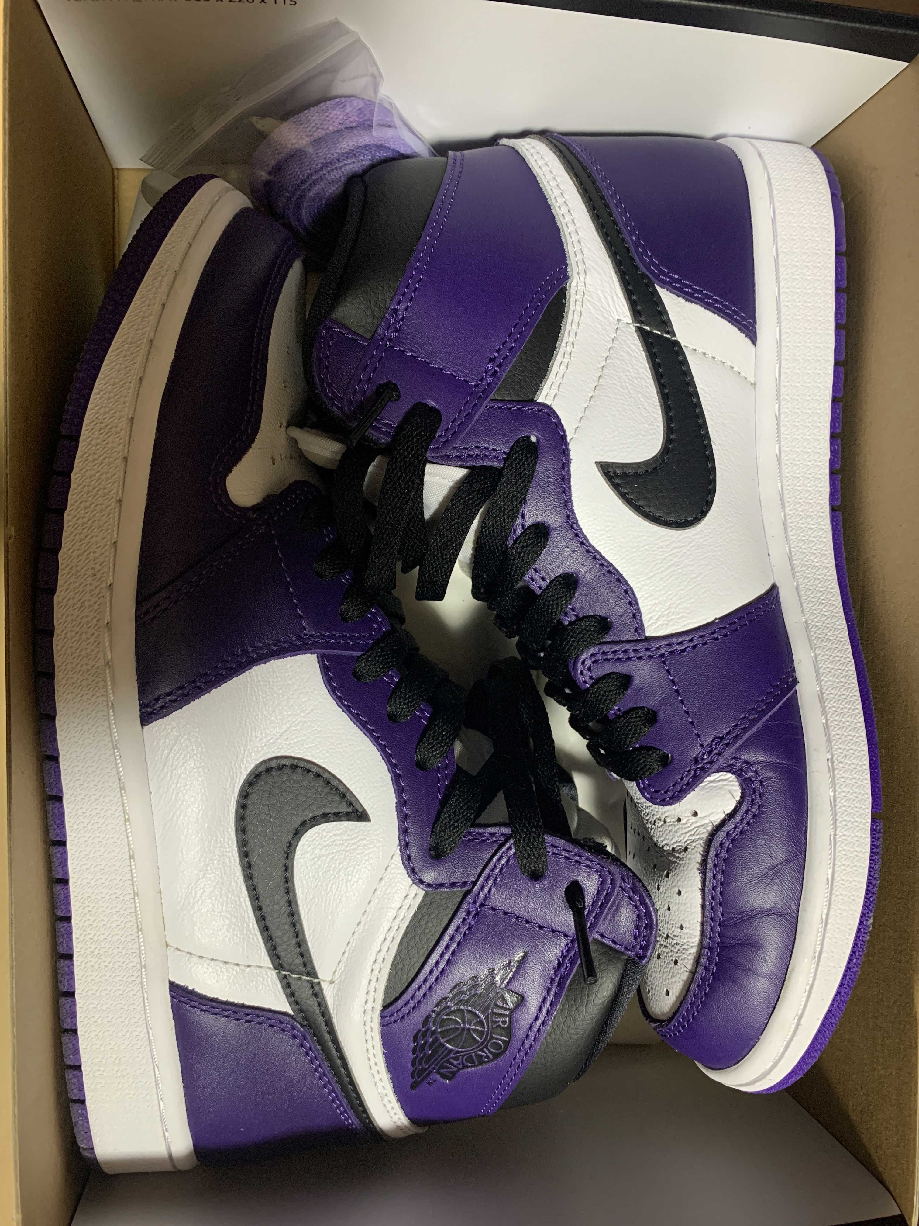Nike Air Jordan 1 Retro High OG "Court Purple White/Black" (2020)   