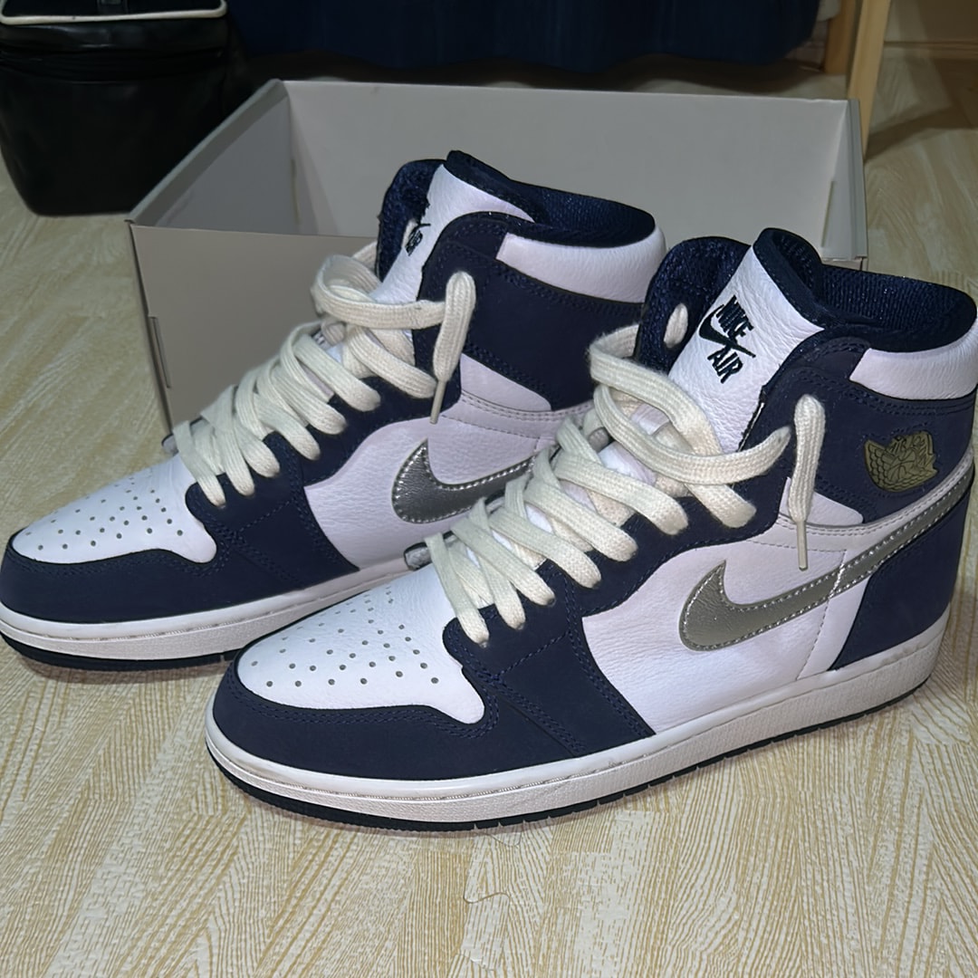Nike Air Jordan 1 High OG CO.JP "White/Midnight Navy" (2020)(ブリーフケースなし)