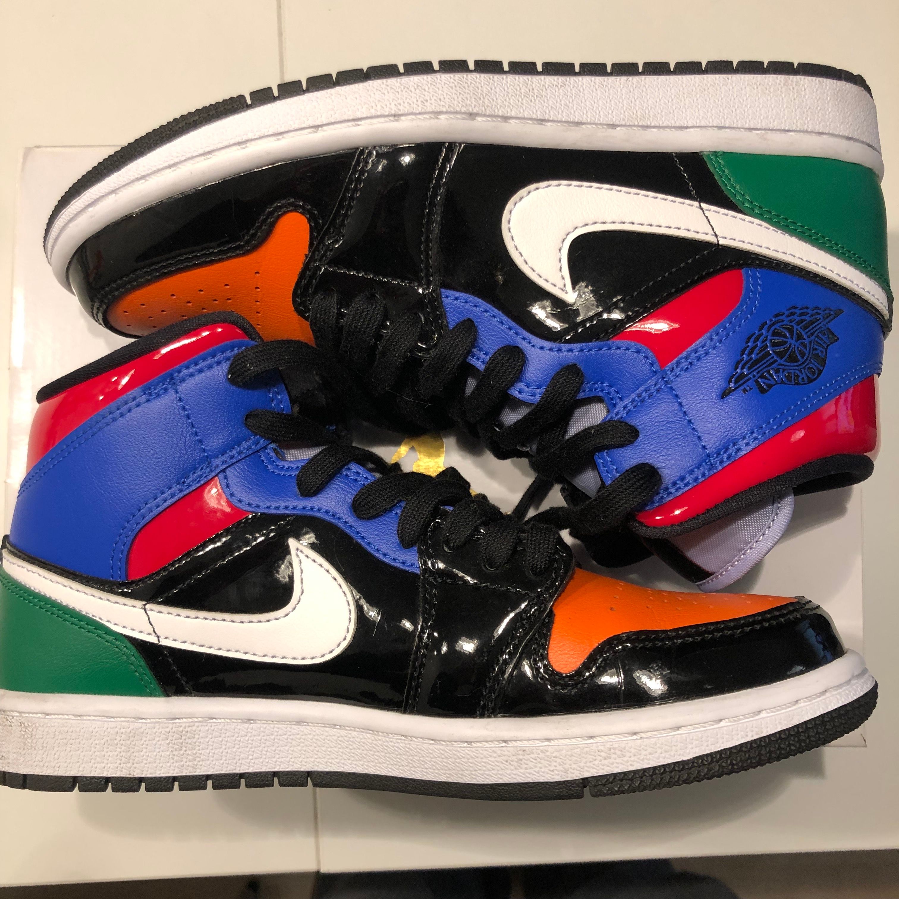 NIKE Women's AIR JORDAN 1 MID "PATENT BLEND"