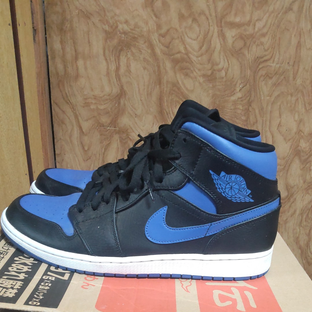 Nike Air Jordan 1 Mid "Black/Blue"