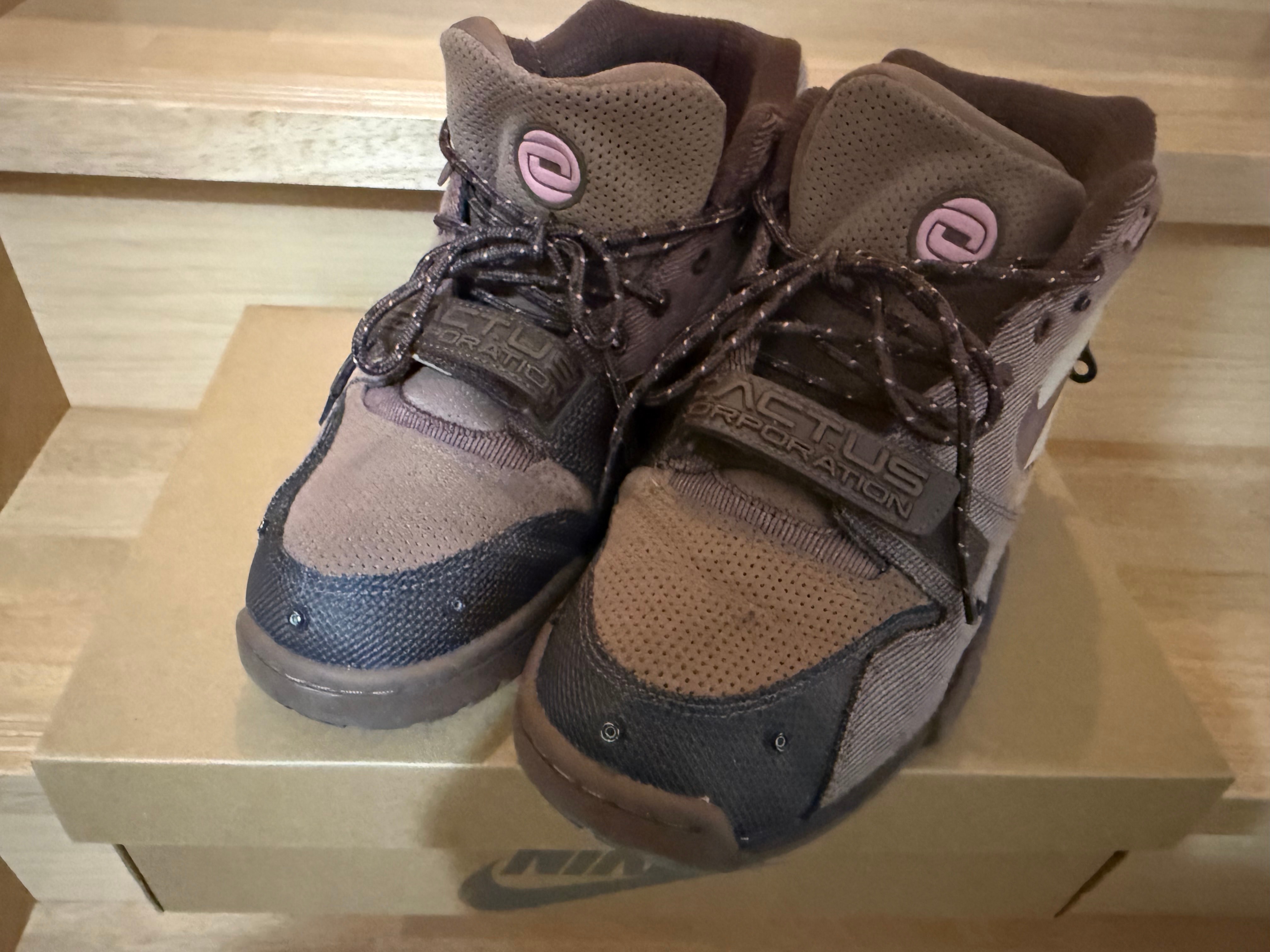 Travis Scott x Nike Air Trainer 1 SP "Archaeo Brown and Rust Pink"