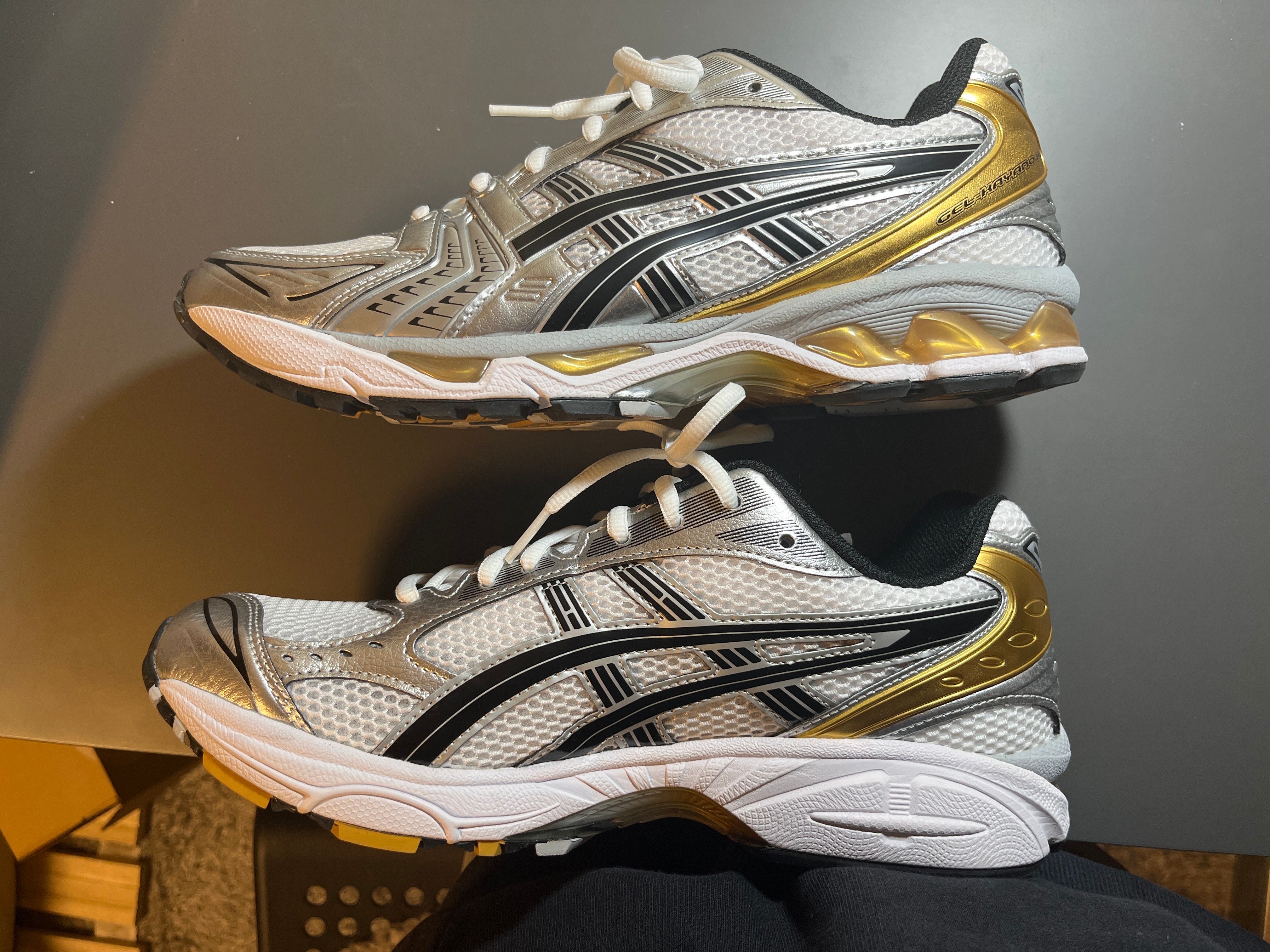 Asics Gel-Kayano 14 "White/Pure Gold"