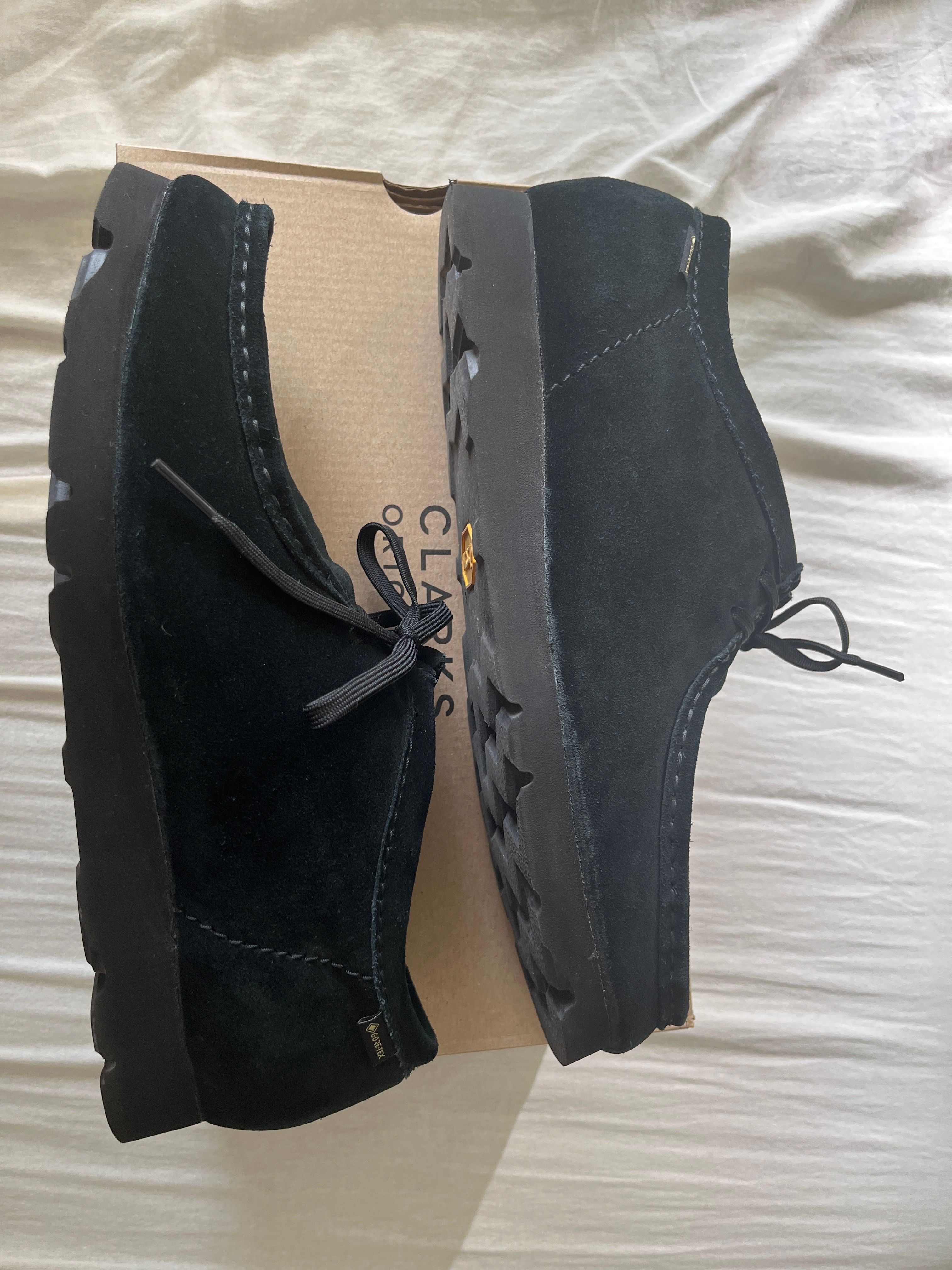 Clarks Wallabee GORE-TEX "Black Suede"