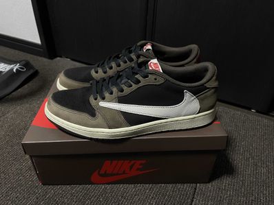 Travis Scott × Nike Air Jordan 1 Low OG SP-T "Black/Dark Mocha"
