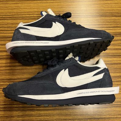 Fragment × sacai × Nike LD Waffle "Blackended Blue"