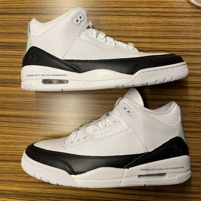 Fragment × Nike Air Jordan 3 "White/Black"