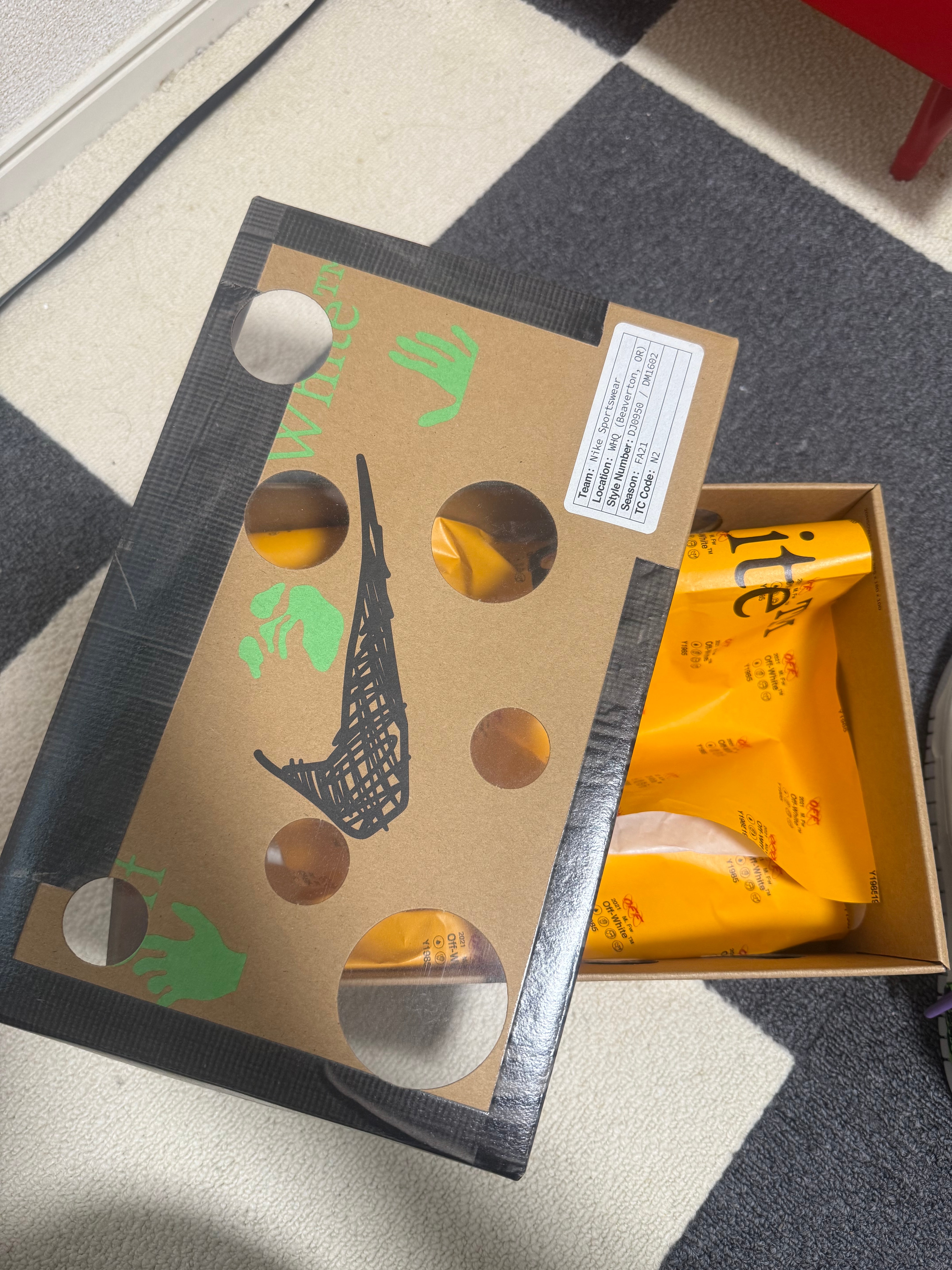 Off-White × Nike Dunk Low "Sail/Neutral Gray"