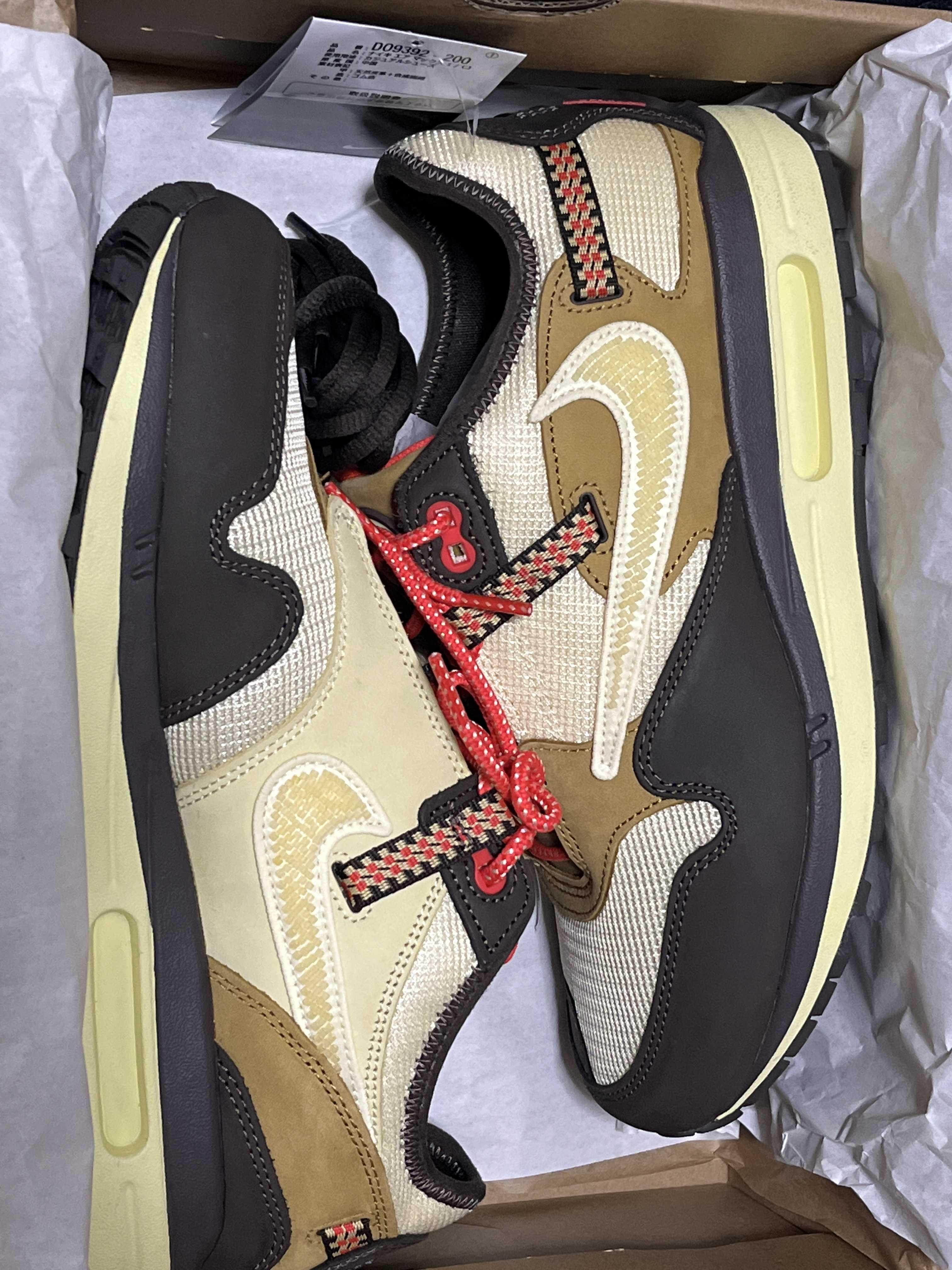 Travis Scott × Nike Air Max 1 "CACT.US Brown"