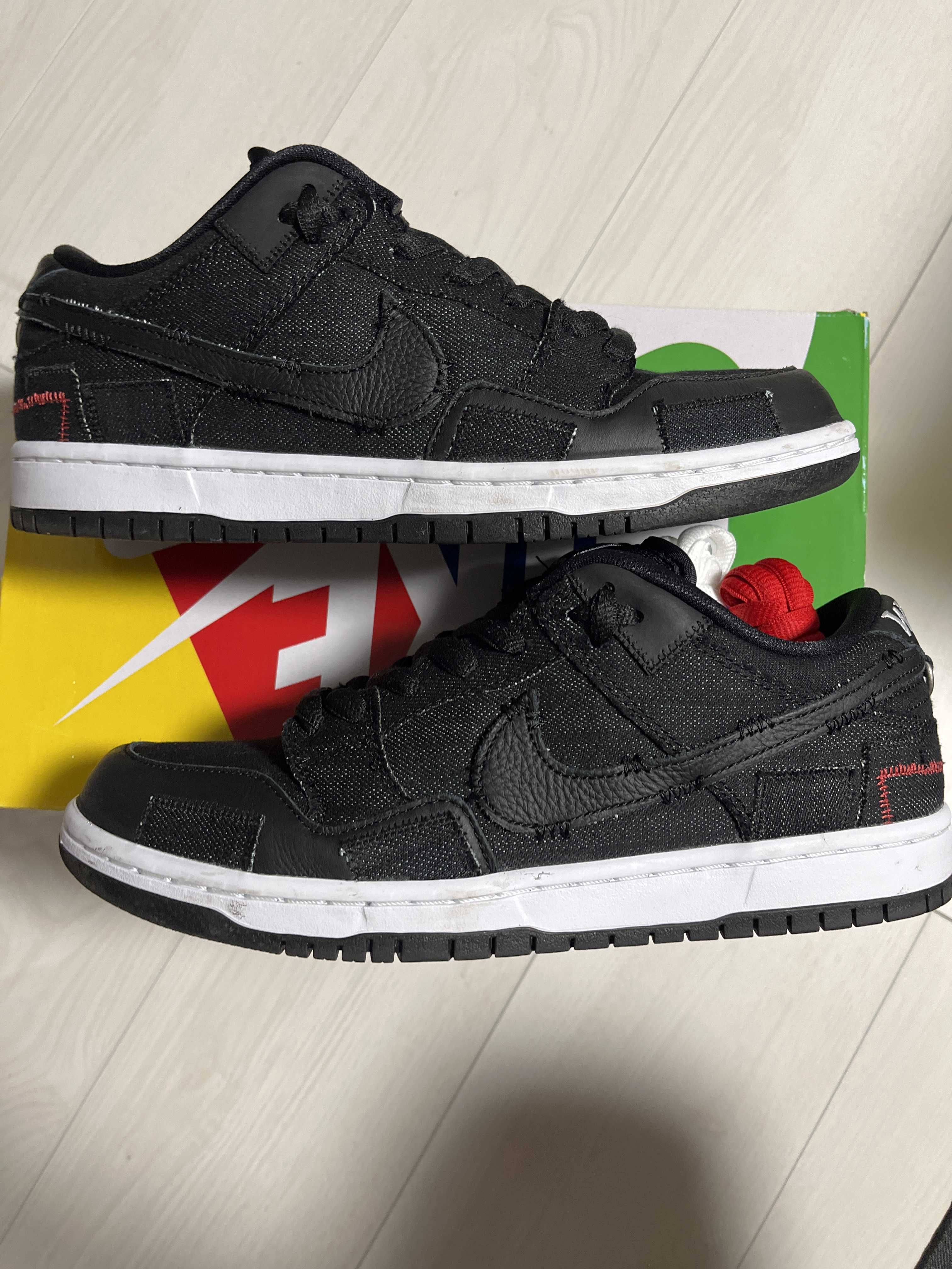 Wasted Youth × Nike SB Dunk Low "Black Denim" / VERDY