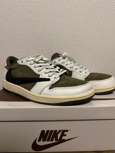 Travis Scott × Nike Air Jordan 1 Low OG SP "Reverse Olive"