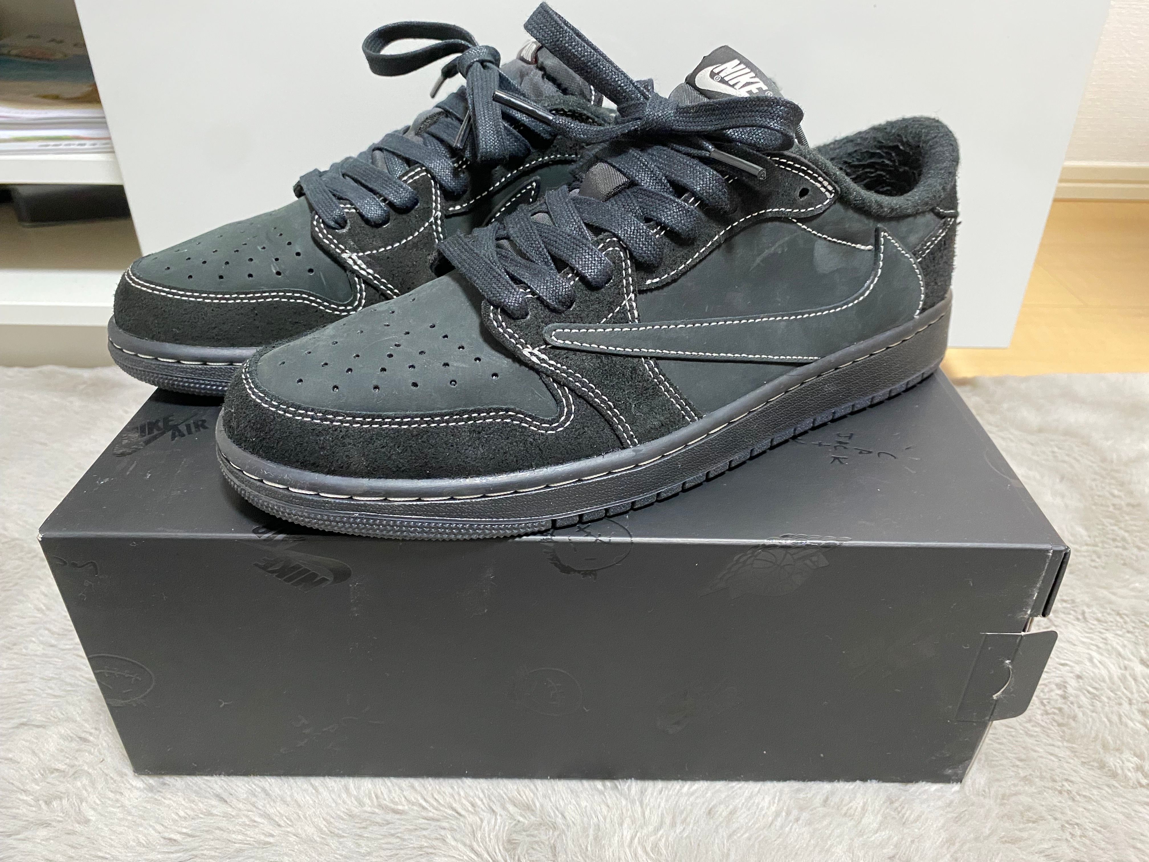 Travis Scott × Nike Air Jordan 1 Low OG SP "Black Phantom"