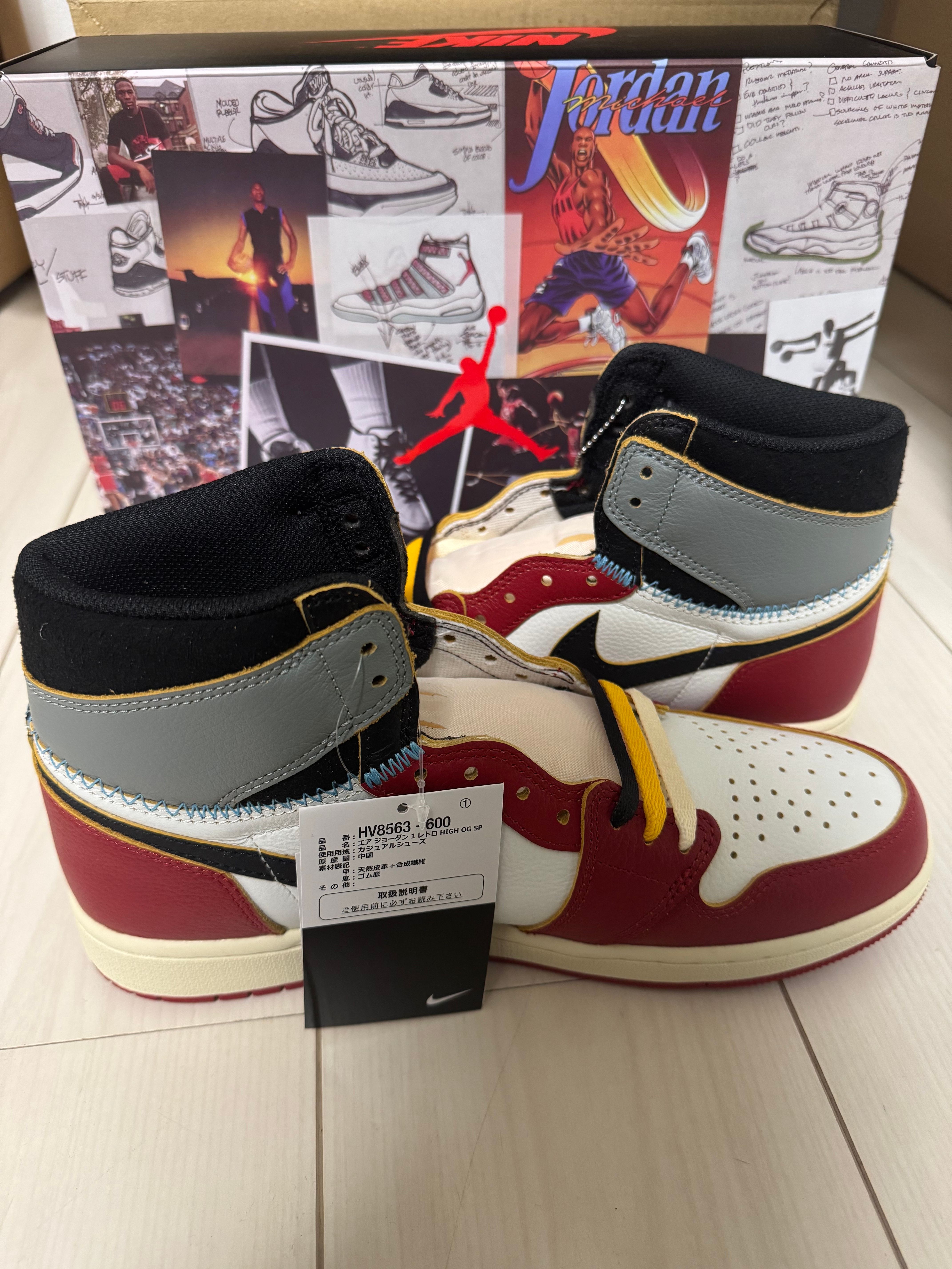 UNION × Nike Air Jordan 1 Retro High OG "Chicago/Shadow"