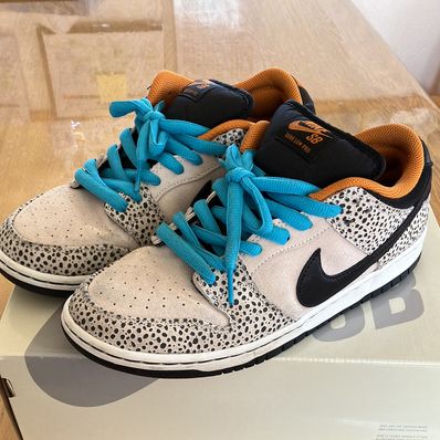 Nike SB Dunk Low Pro Electric Safari "Phantom and Black"