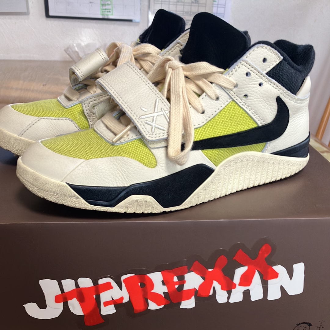 Travis Scott × Nike Jordan Jumpman Jack TR CJ1 T-Rexx "Bright Cactus"