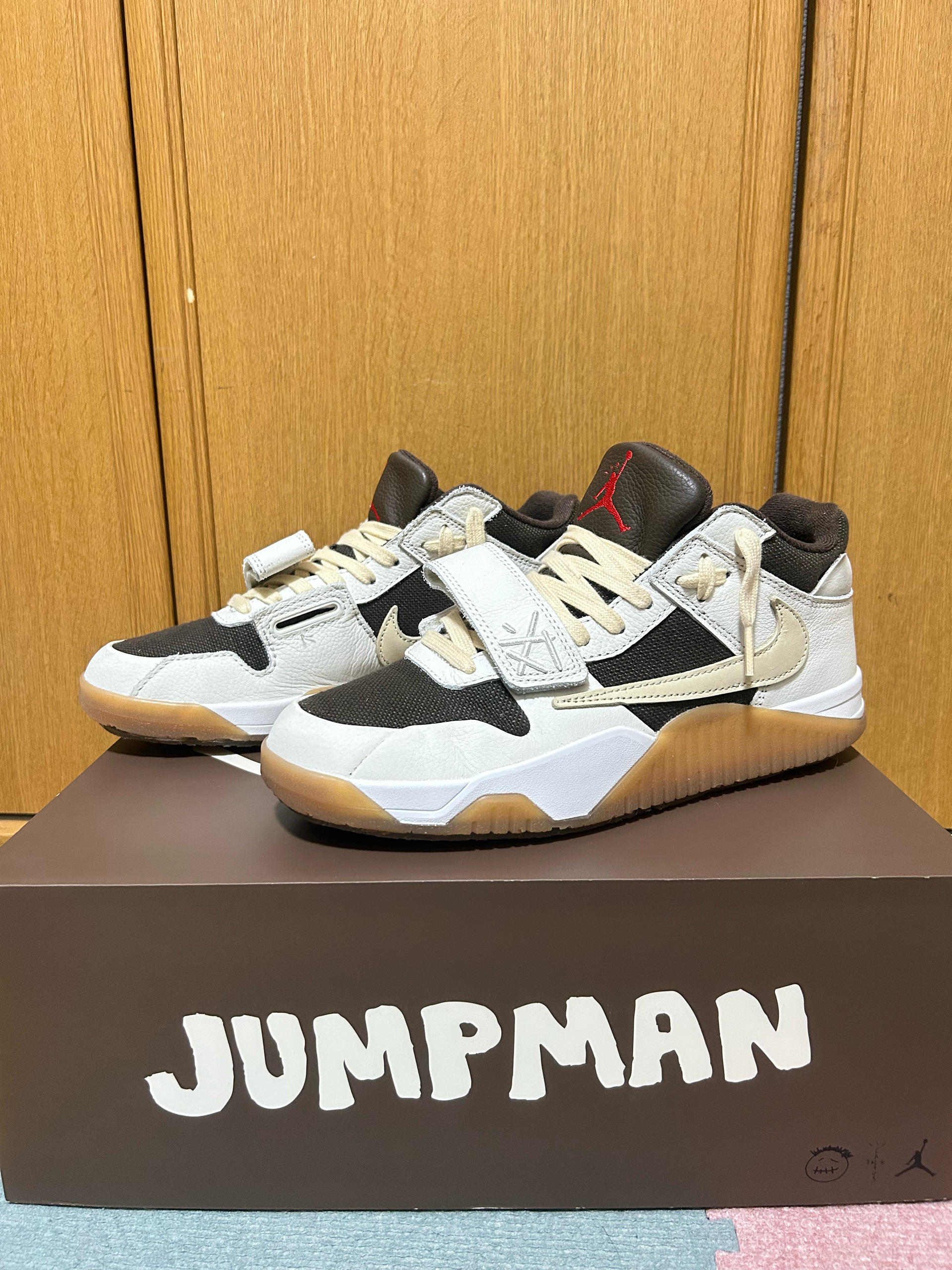 Travis Scott × Nike Jordan Jumpman Jack TR "Sail and Dark Mocha"