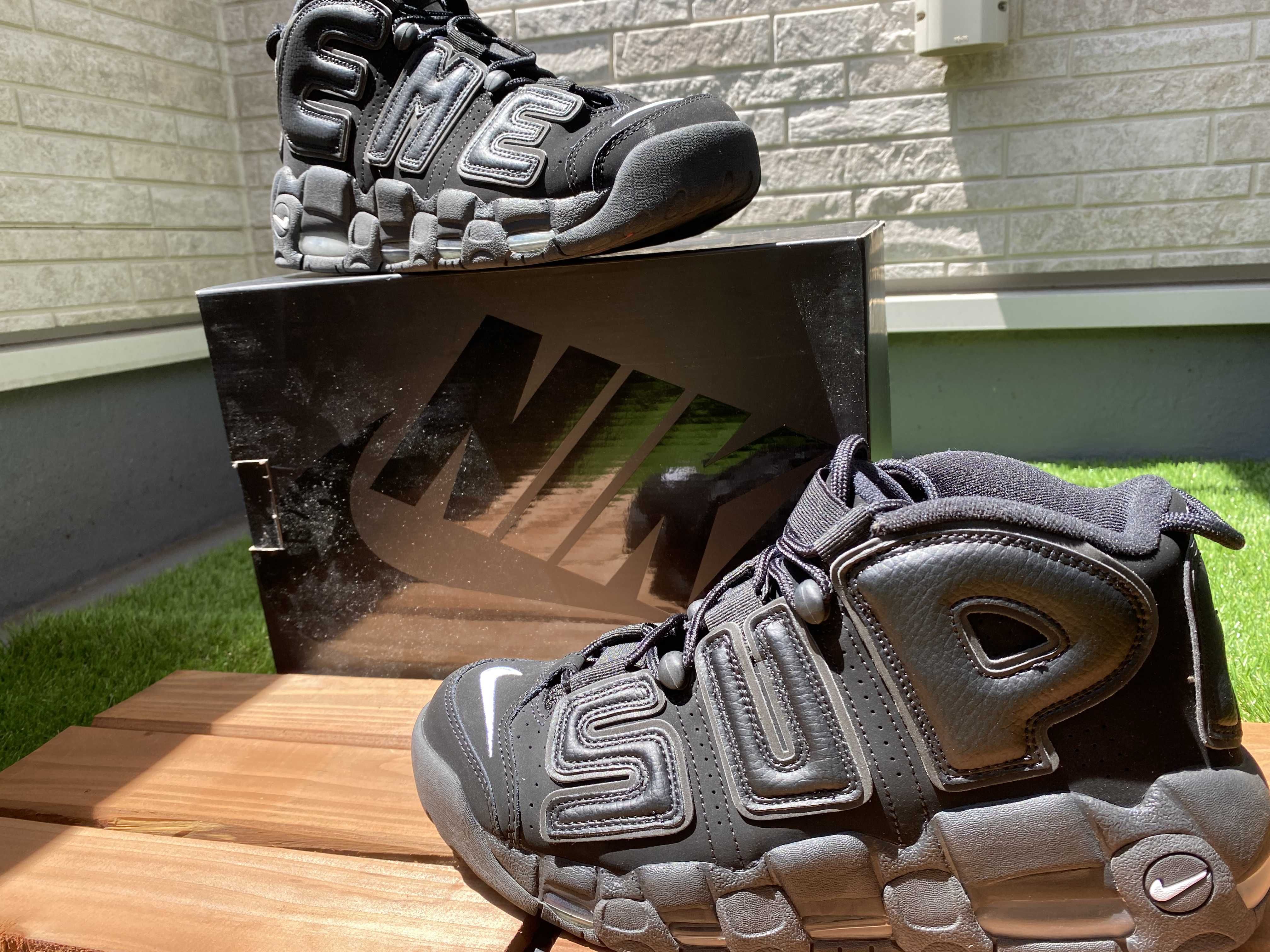 Supreme × Nike Air More Uptempo "Black"