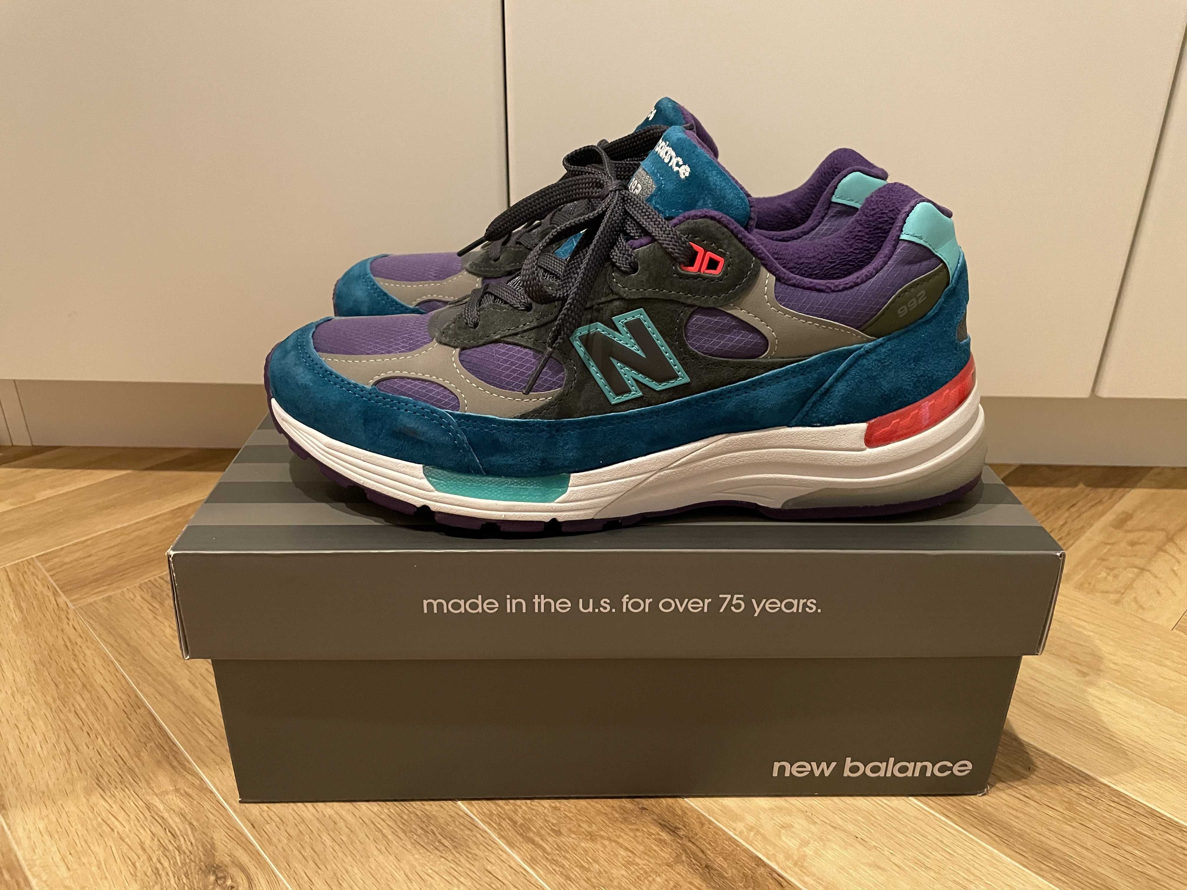 New Balance 992 "Turquoise/Purple/White"