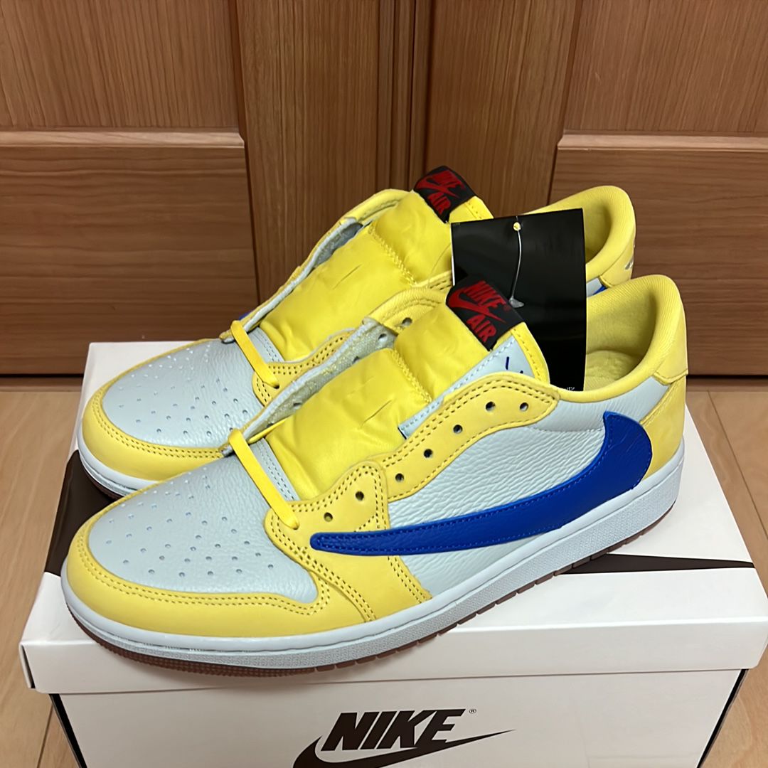 Travis Scott × Nike Women's Air Jordan 1 Retro Low OG "Canary"
