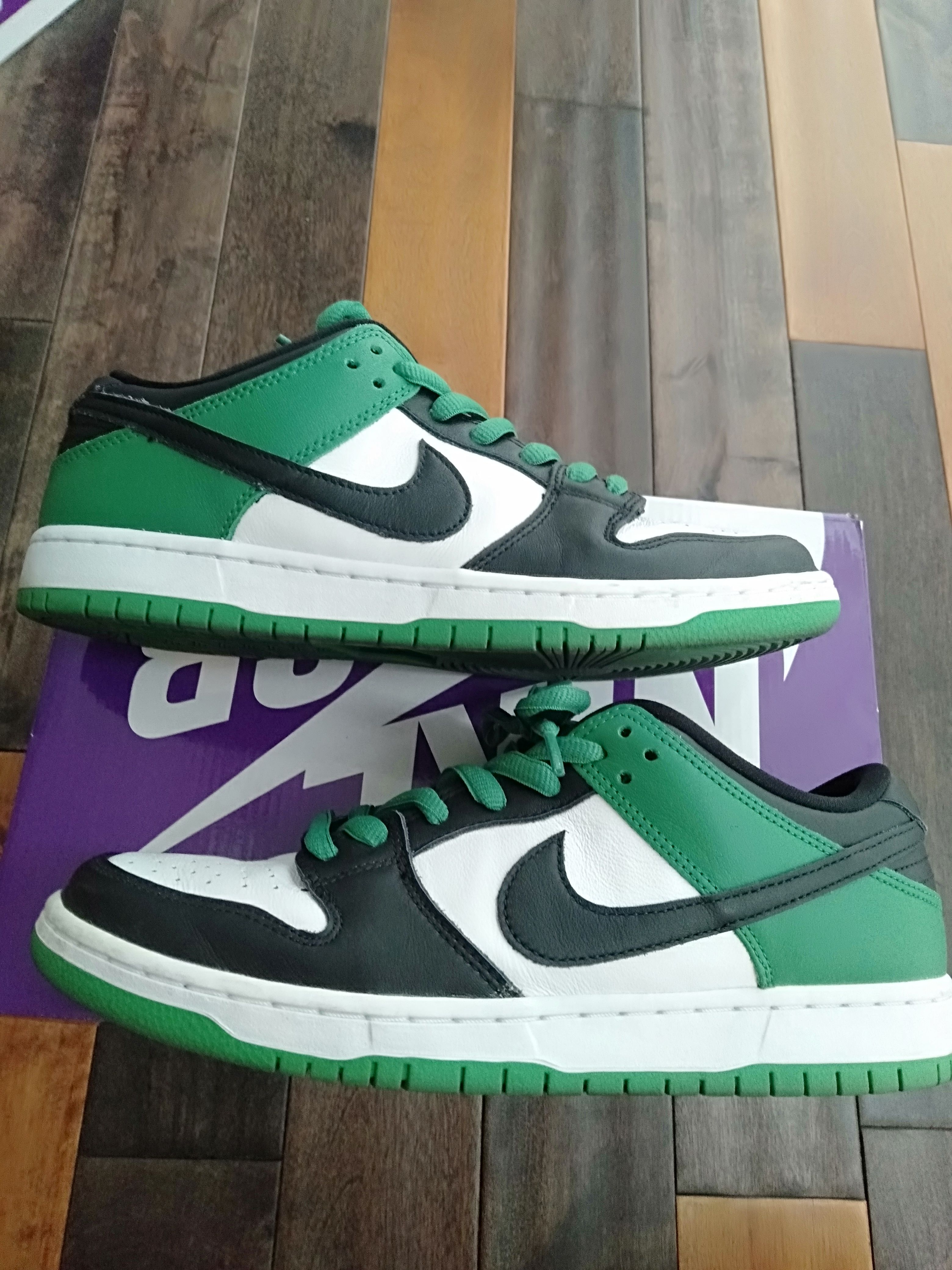 Nike SB Dunk Low Pro "Black and Classic Green"