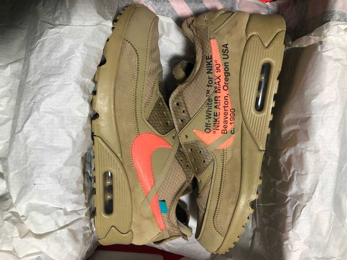 Off-White × Nike Air Max 90 "Desert Ore"