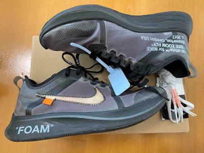 Off-White × Nike Zoom Fly "Black"