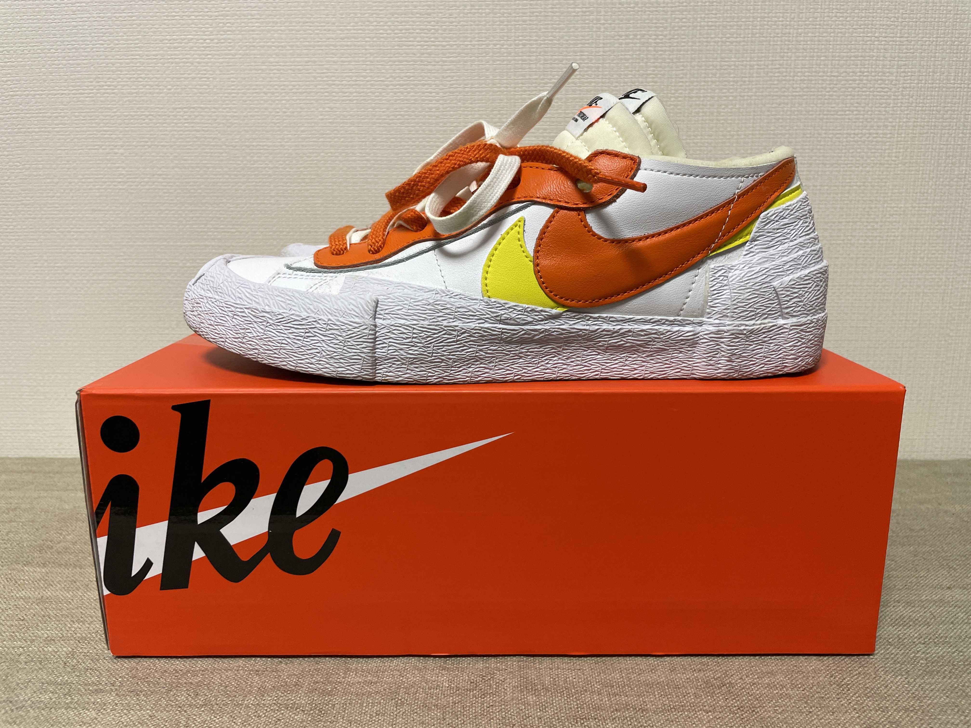 SACAI × NIKE BLAZER LOW "MAGMA ORANGE"