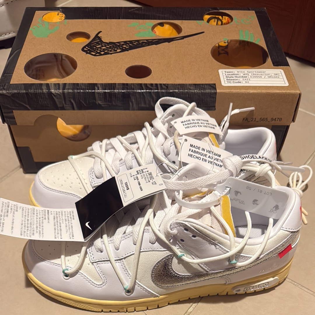 Off-White × Nike Dunk Low 1 of 50 "Lot.1"
