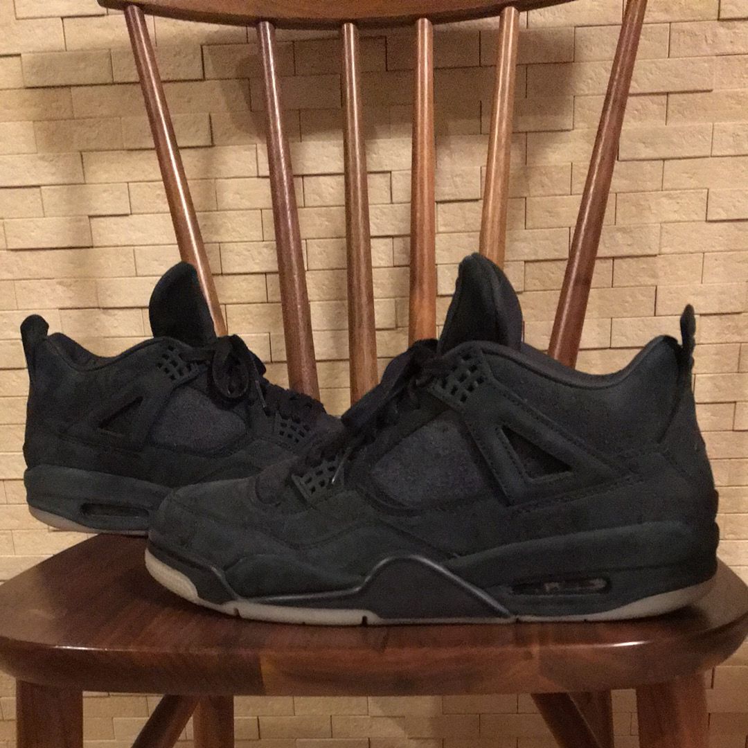 KAWS × Nike Air Jordan 4 Retro "Black"