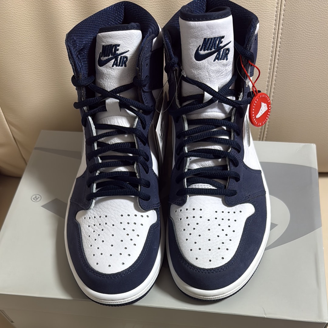 Nike Air Jordan 1 High OG CO.JP "White/Midnight Navy" (2020) (Standard Box)