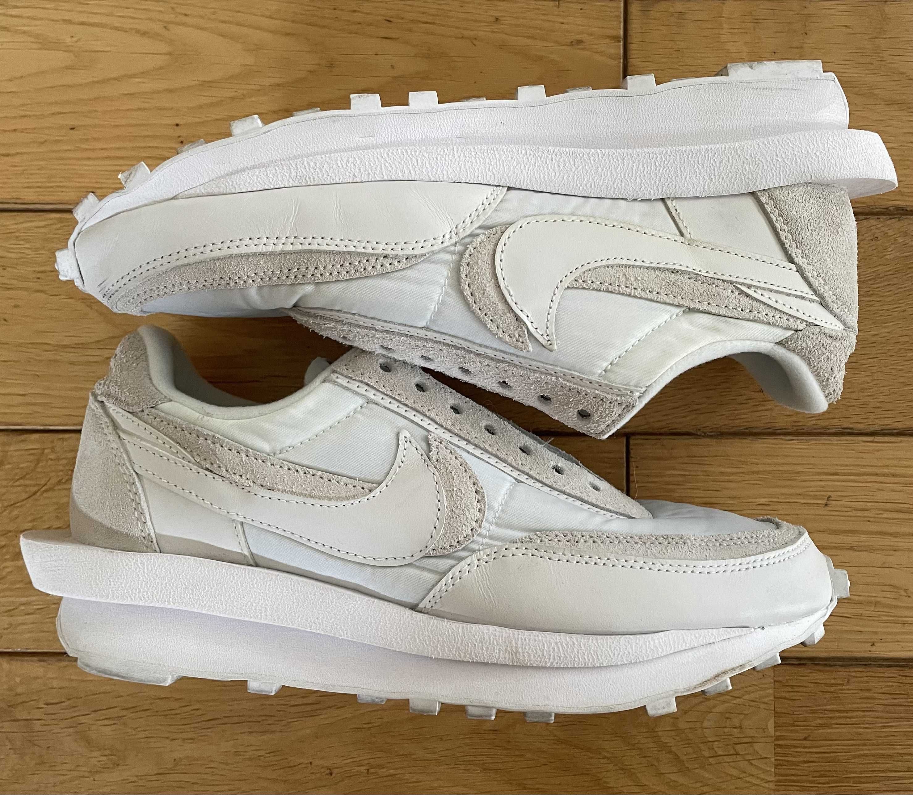 sacai × Nike LDV Waffle "Triple White"