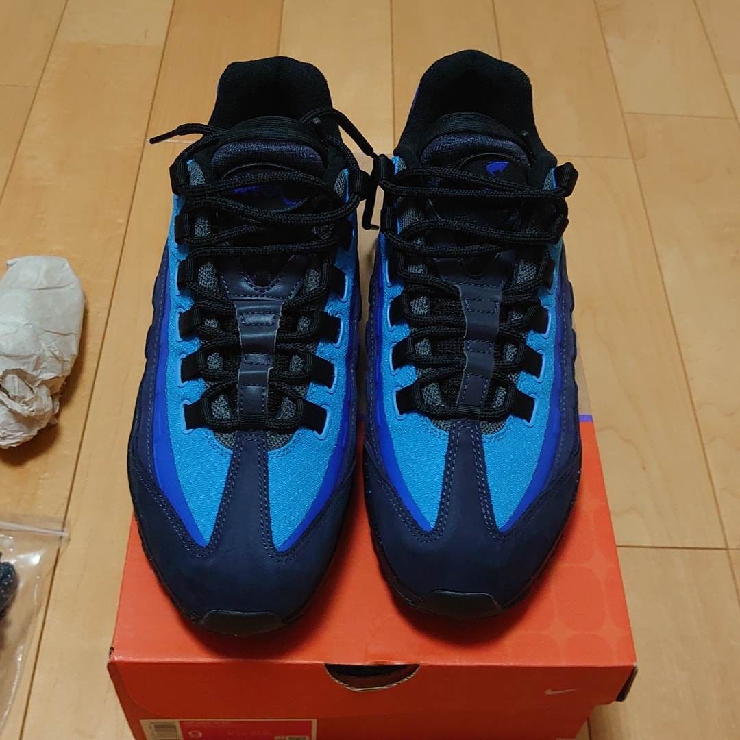 Stash × Nike Air Max 95 "Black and Harbor Blue" (2024)