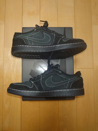 Travis Scott × Nike Air Jordan 1 Low OG SP "Black Phantom"