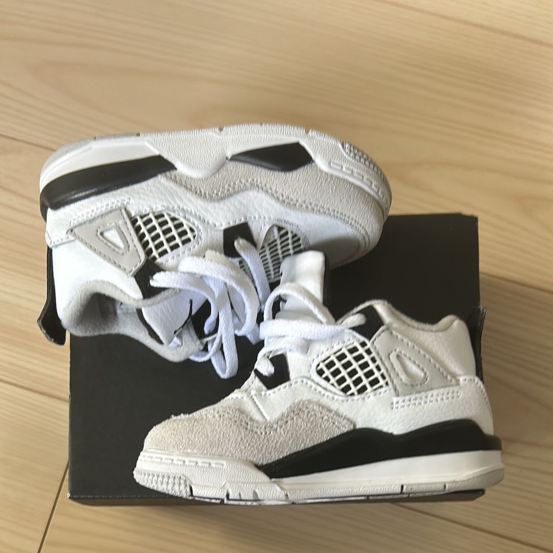 Nike TD Air Jordan 4 "Military Black"