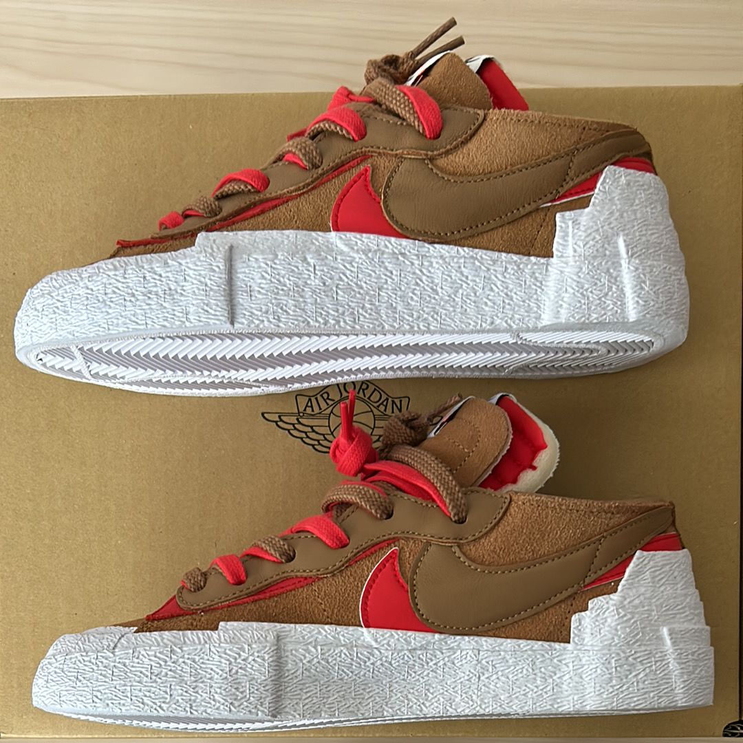 SACAI × NIKE BLAZER LOW "BRITISH TAN"
