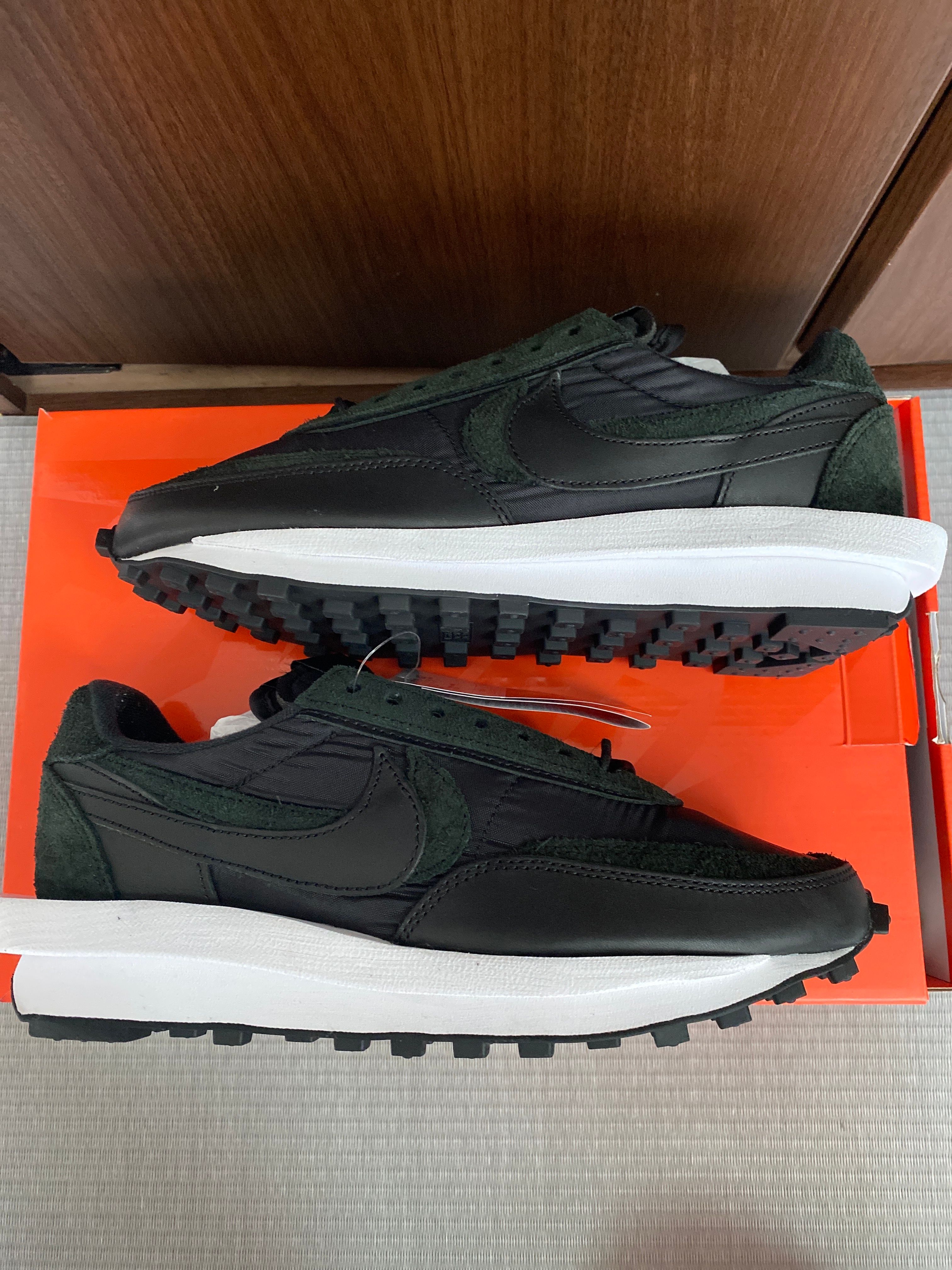 sacai × Nike LDV Waffle "Triple Black"