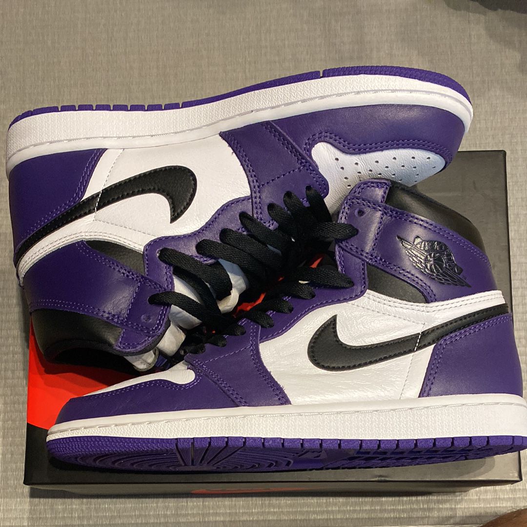 Nike Air Jordan 1 Retro High OG "Court Purple White/Black" (2020)
