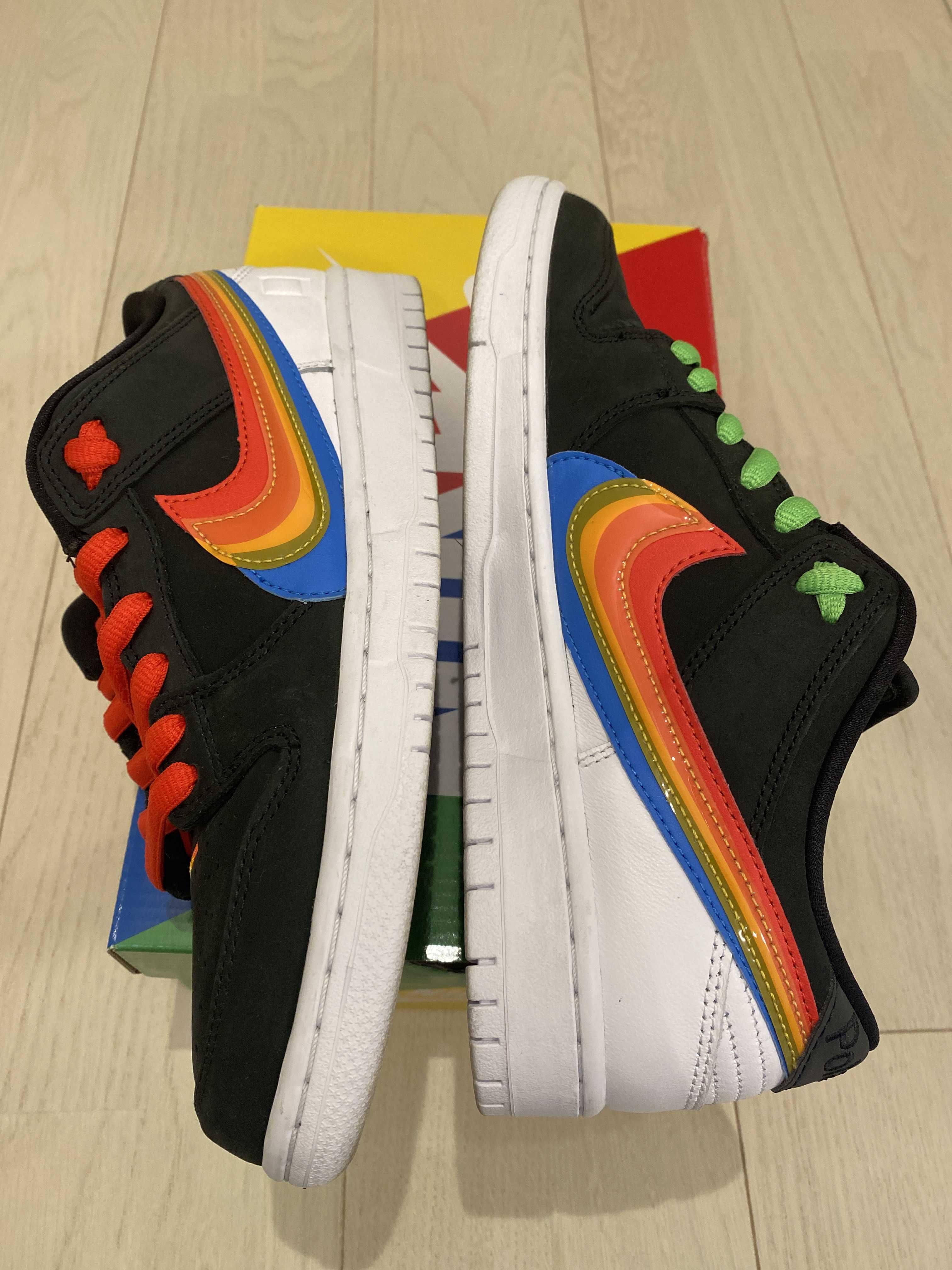 Polaroid × Nike SB Dunk Low Pro QS "Black/White"