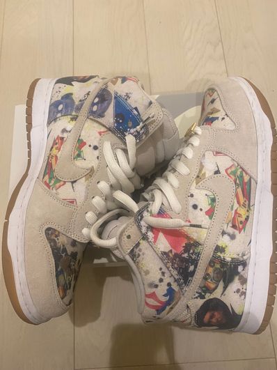 Supreme × Nike SB Dunk High "Rammellzee"