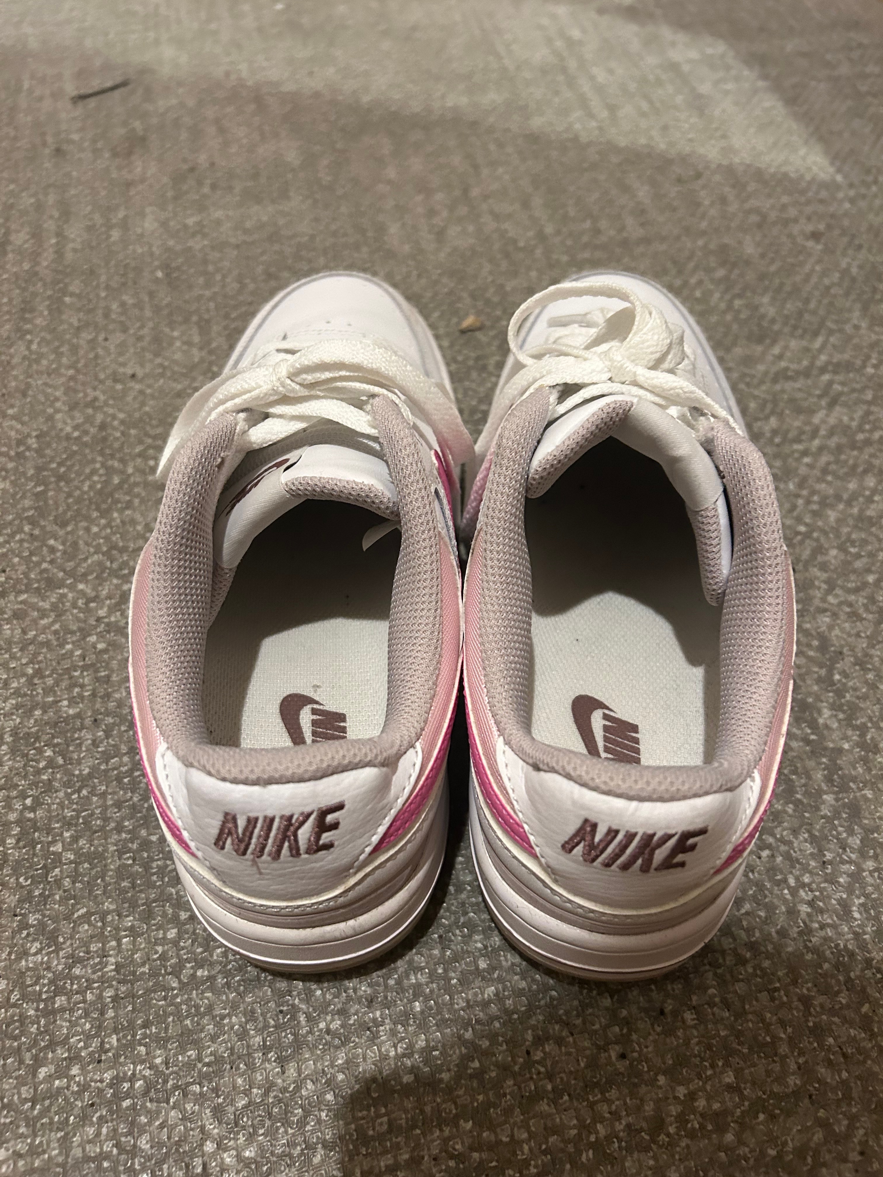 Nike Women's Court Vision "White/Pink Oxford"